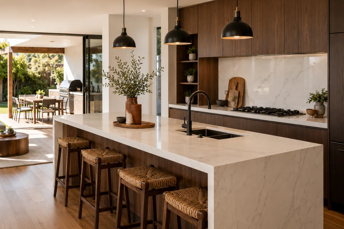 Modern kitchen interior representing kitchen renovation planning