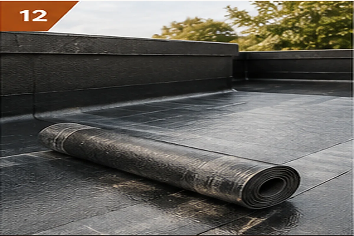 Wet-area waterproofing work during a renovation
